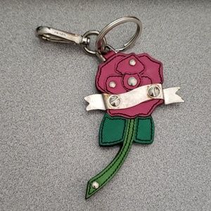 Prada Pink Rose Keychain